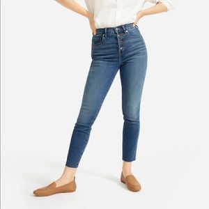 Everlane button fly skinny jean